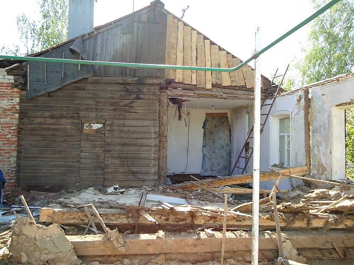 демонтаж пристройки к дому